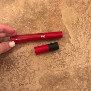 Armani red lip set